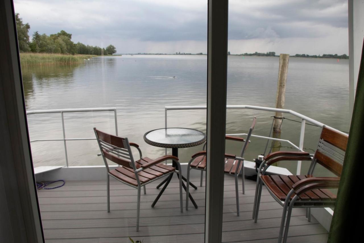 Houseboat Uitzicht Over Veluwemeer, Natuurlokatie, Prachtige Vergezichten Biddinghuizen Exterior photo